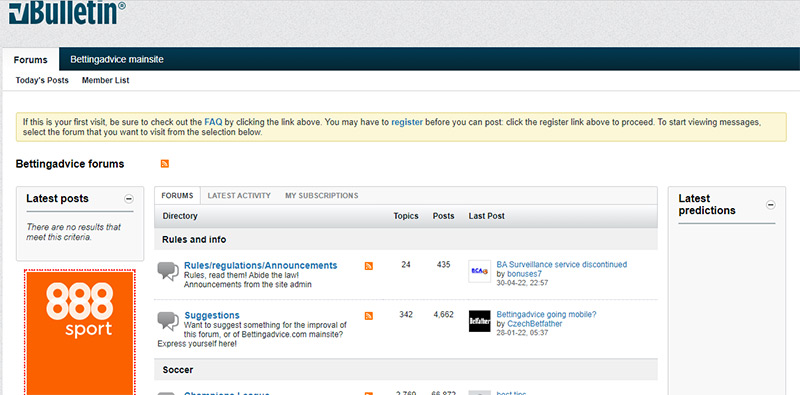 BettingAdvice Forum - Provide High Quality Football Tips
