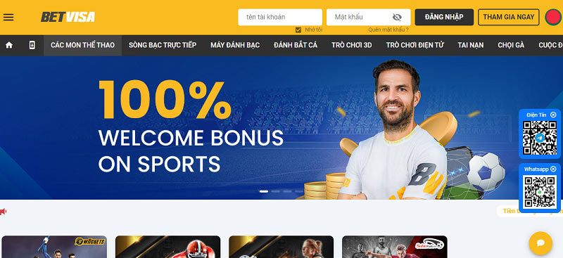 BetVisa - A reputable odds betting address