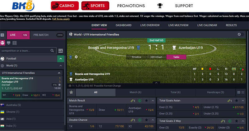 BK8 – Professional soccer app