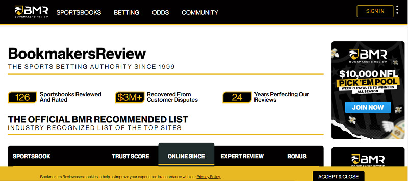 BookmakersReview - A gathering place for sports fans and lovers