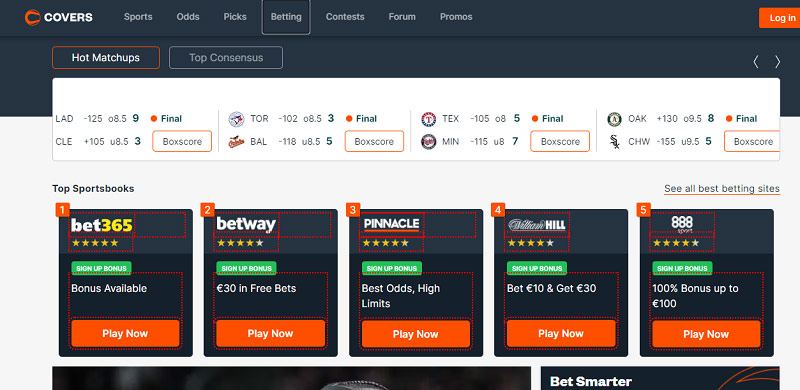 Covers - Prestige Baseball Betting Forum