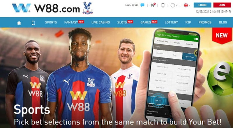 football betting with a phone card at the W88