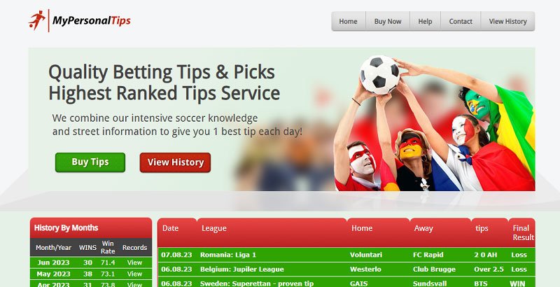 Football Tips Mypersonaltips.com