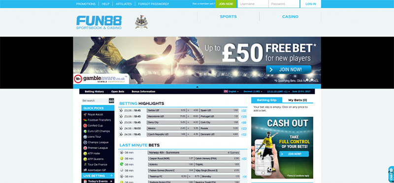 Fun88 - a crowded MLB betting site