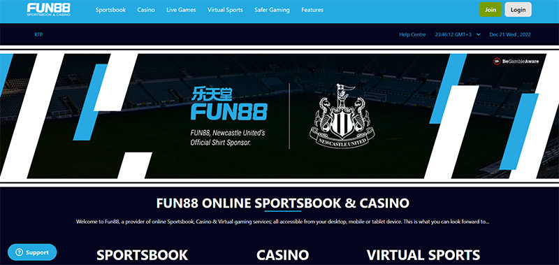 Fun88 - Free Betting Bonuses