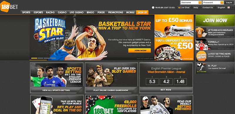 Join basketball at 188Bet