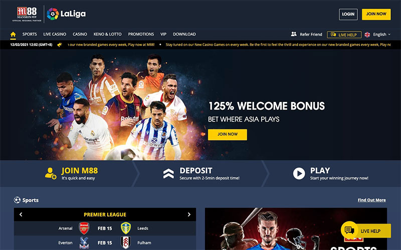 M88 - Bet with super attractive promo