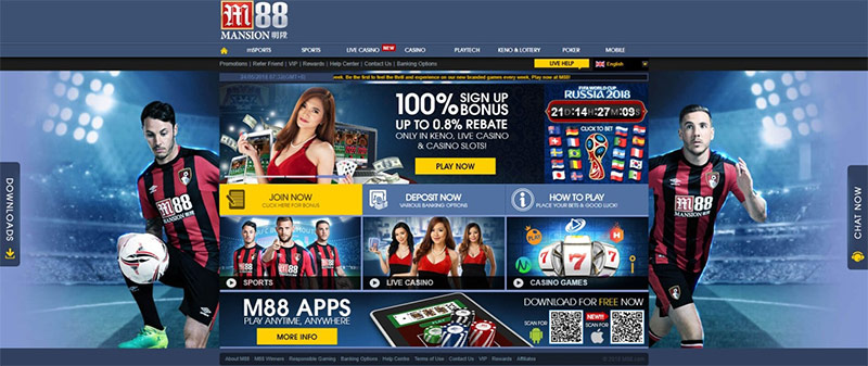 M88- High Football Betting Odds