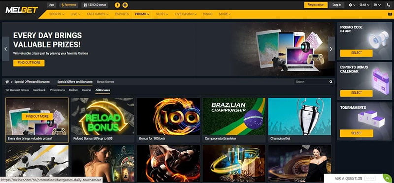 Website Melbet Zambia