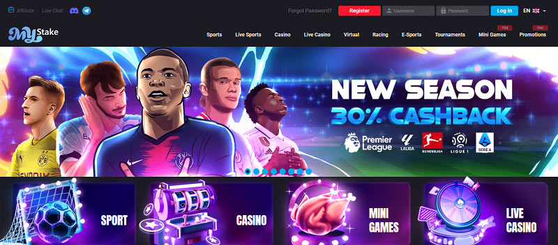 MyStake – Allows players to withdraw money early for certain types of betting