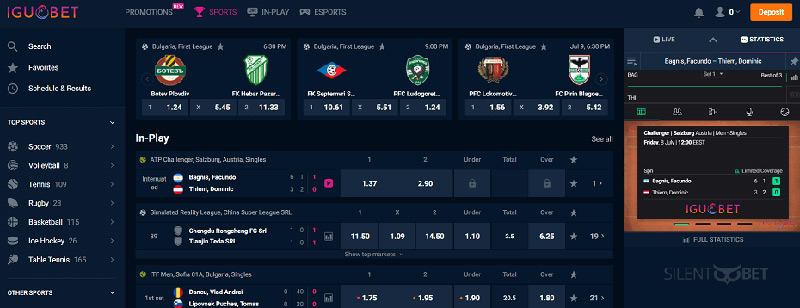 Online betting at IguBet