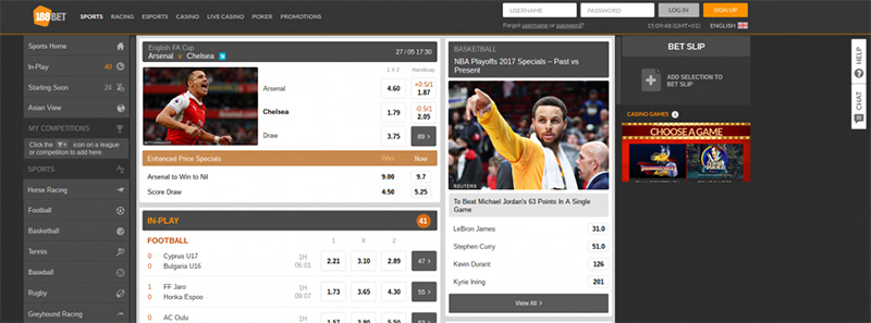 Participate in baseball betting at the bookmaker 188bet