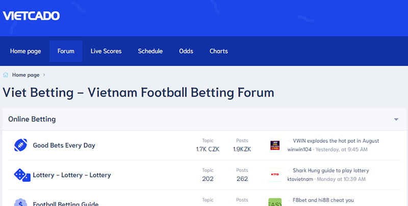 Prestigious Vietcado Football Forum