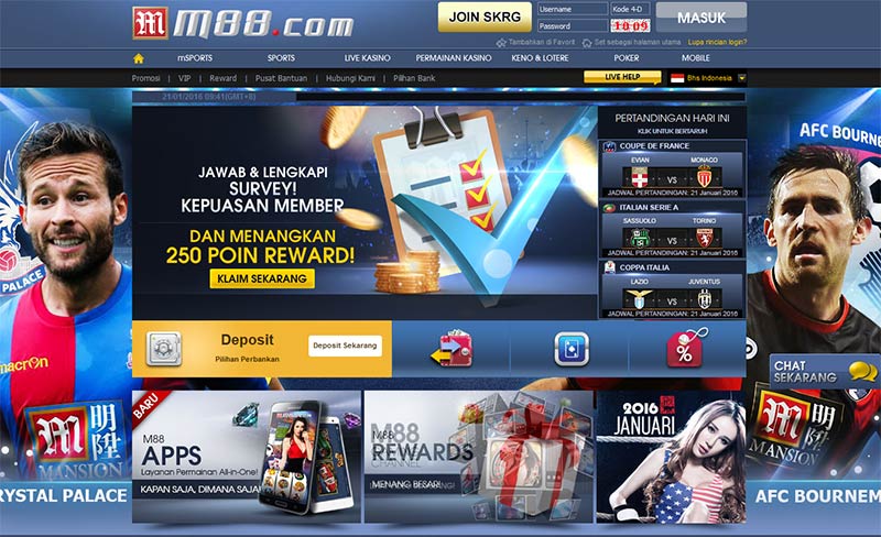 Reputable M88 Handball Betting