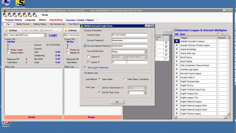 Superbet pro betting software