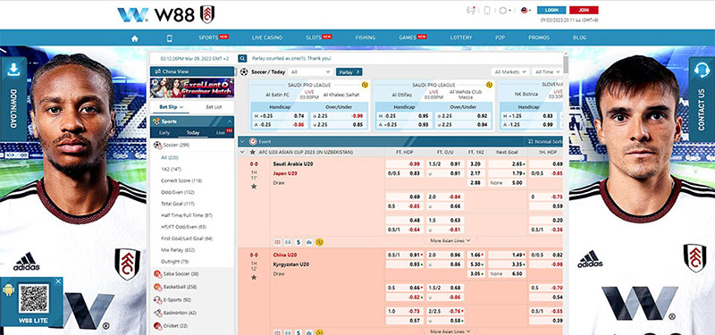 W88 – highly rated at online betting forums