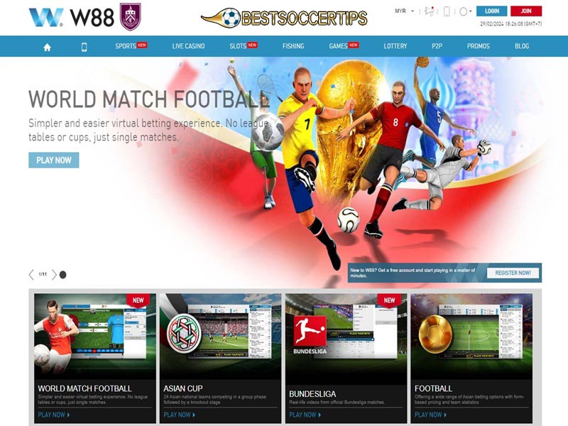 Fantasy betting sites: W88