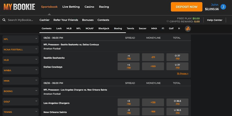 MyBookie - Sites online sports betting delaware