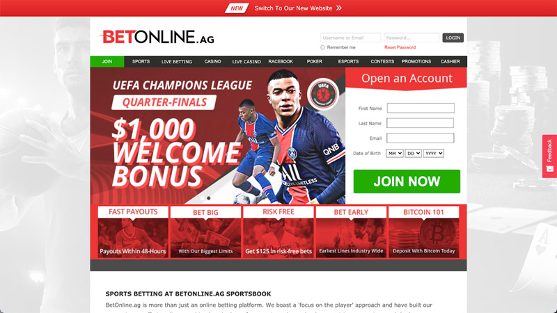 Texas sports betting sites: BetOnline