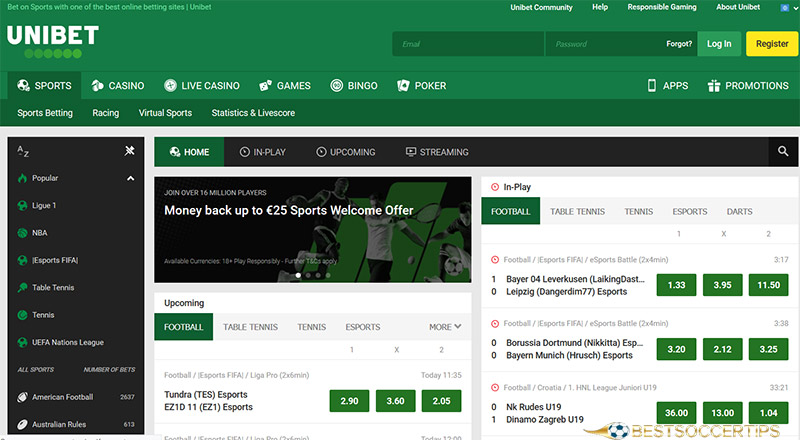 Unibet - WWE betting sites