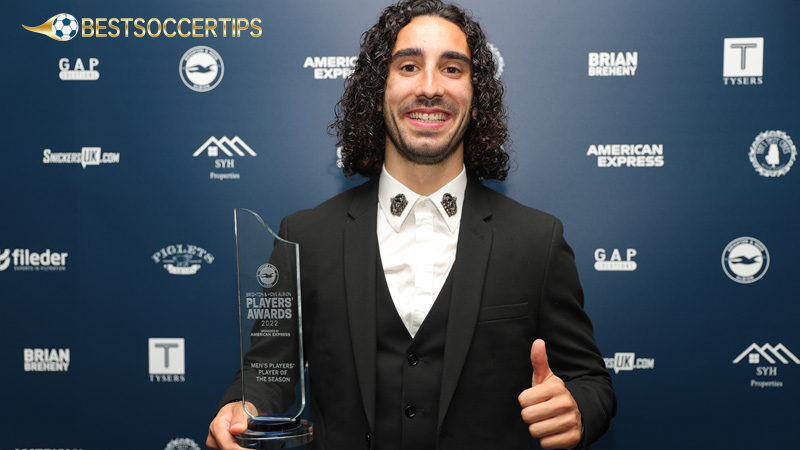 Best player in brighton: Marc Cucurella