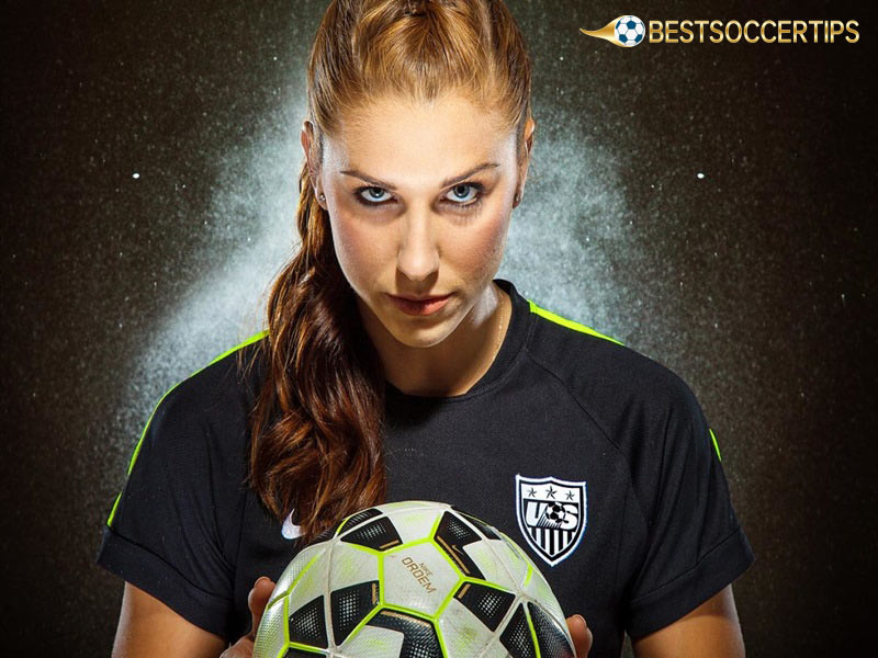 Highest paid female soccer player: Alex Morgan