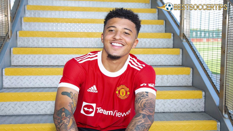 Most handsome manchester united player: Jadon Sancho