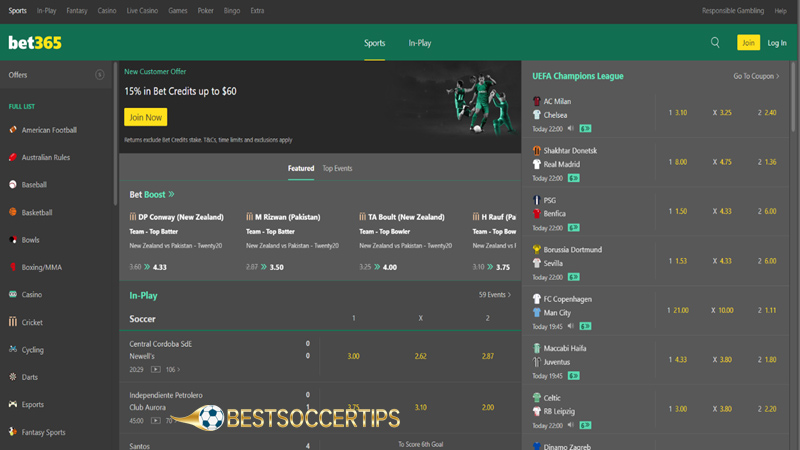 Best betting sites Norway: Bet365