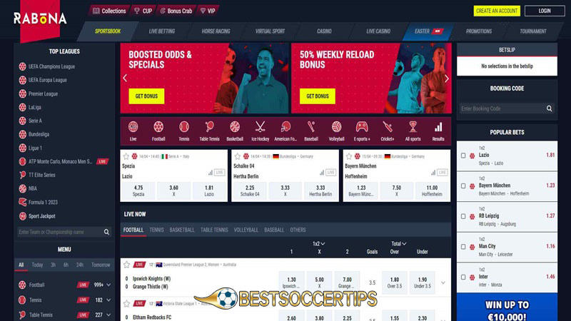 Betting sites Norway: Rabona