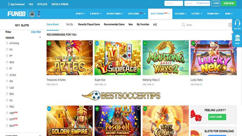 Best football betting sites UK: Fun88