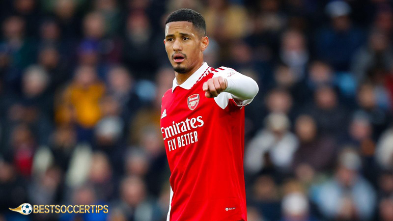 Best Premier league centre backs: William Saliba