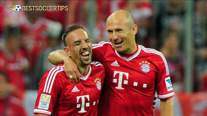 Best duo in soccer: Arjen Robben & Franck Ribery (Bayern Munich)