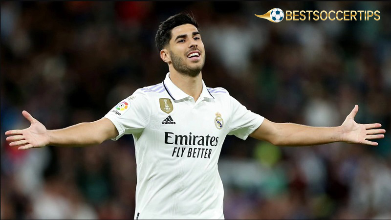 Who is the best long range shooters in football: Marco Asensio (Paris Saint-Germain) AMC; longest goal range: 31 meters