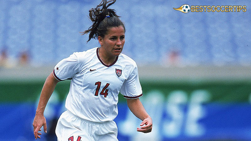 US women's soccer best player: Joy Fawcett