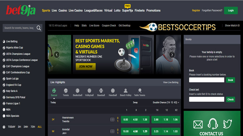 Nigerian betting apps: Bet9ja