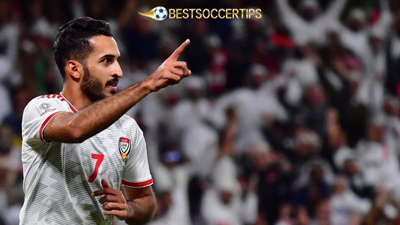 Player with most hat tricks in football: Ali Mabkhout (26)
