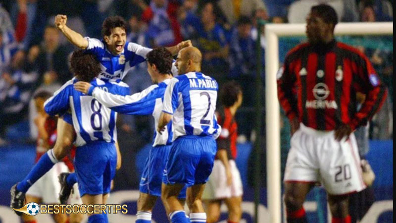 Greatest comebacks in soccer: Deportivo La Coruña vs AC Milan - UEFA Champions League (2004)