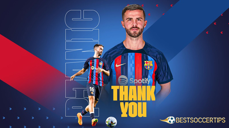 Highest paid player in fc barcelona: Miralem Pjanić