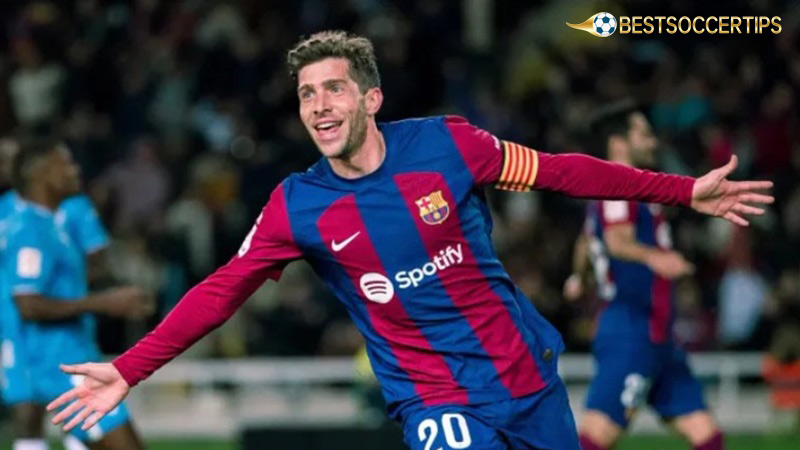 Highest paid player in barcelona: Sergi Roberto