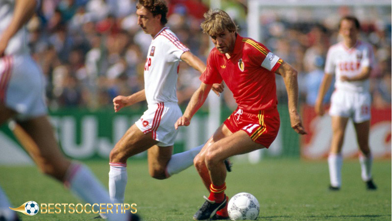 Highest goal scoring midfielder: Jan Ceulemans - 230 goals