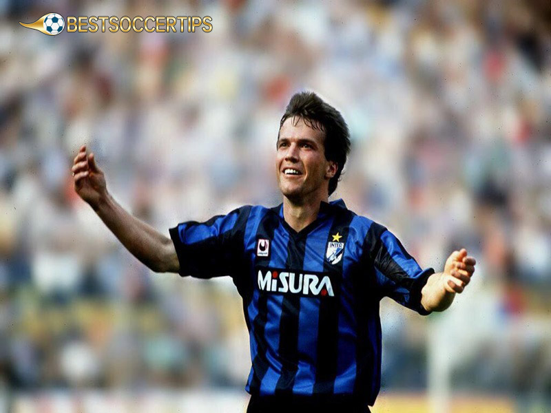 Highest scoring midfielder: Lothar Matthäus - 227 goals