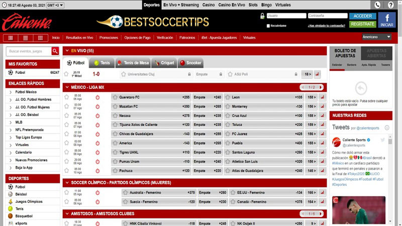 New Mexico betting sites: Caliente