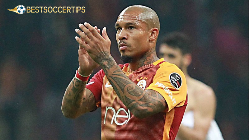 Most aggressive soccer players: Nigel de Jong