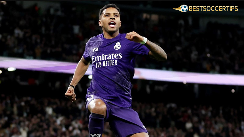 Most valuable soccer players: Rodrygo (£211.7 million - Real Madrid)