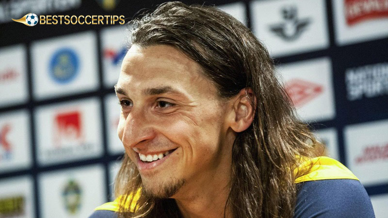 Soccer players with long hair: Zlatan Ibrahimović