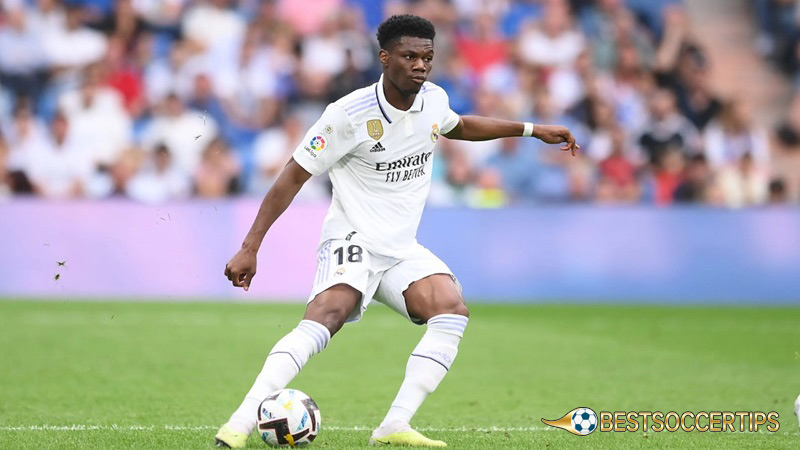Football players who wear number 18: Aurelien Tchouameni (Real Madrid)