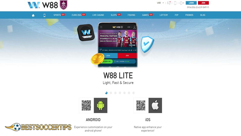 Sports betting apps texas: W88