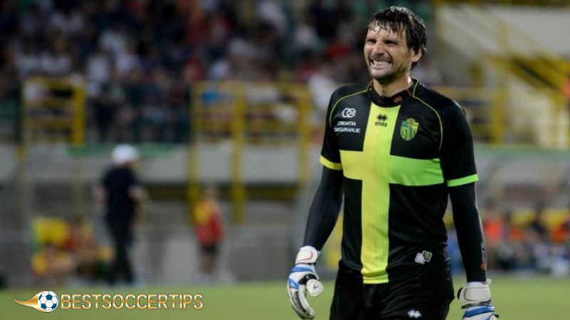 Tallest goalkeeper: Vanja Ivesa