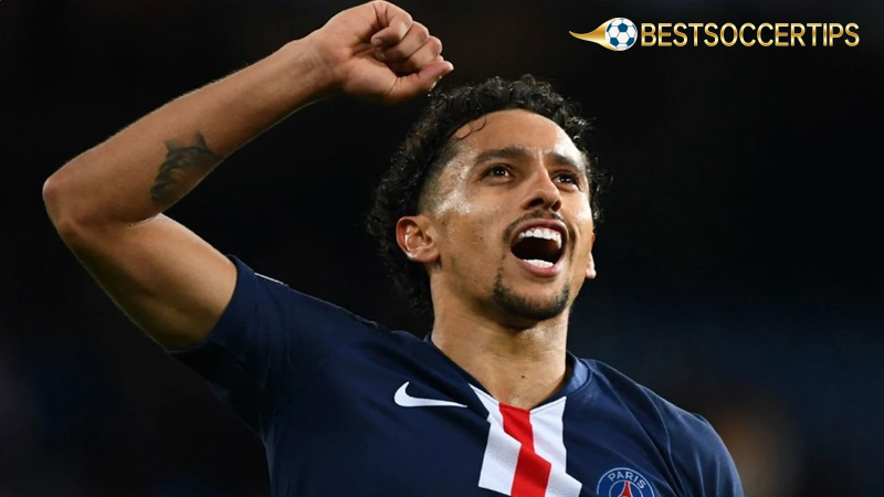 Best centre backs: Marquinhos