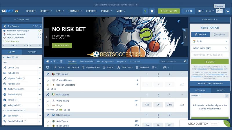 1xBet - Betting site Moldova